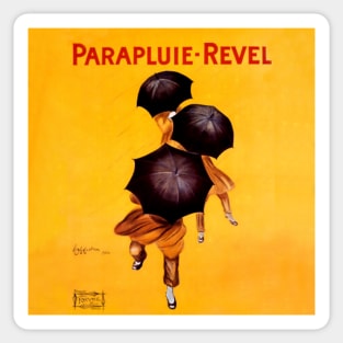 Leonetto Cappiello Revel Umbrella Advertising Poster Sticker